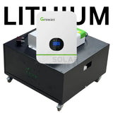 Growatt 3000W Solar Ready Hybrid Inverter Trolley + 2.71 KWH A-GRADE Lithium Battery