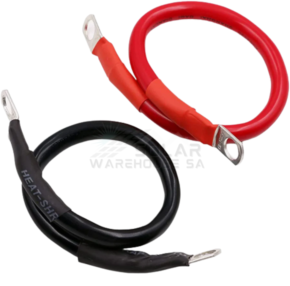 25MM DC COPPER CABLE FOR INVERTER/BATTERY CONNECTIONS WITH LUGS - COPPER