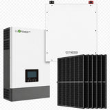 5KVA MPPT Luxpower Load Shedding Dyness 5.12 KWh Combo Backup Power Kit With 6x Solar 460W Solar Panels Mono