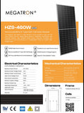 Growtech 3.6KW 3600W MPPT 100 AH 2.56 Felicity Lithium Combo Kit 3x 460W Solar Mono Panels