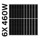 Megatron 460w Mono Solar Panel Mono (6X PACK)