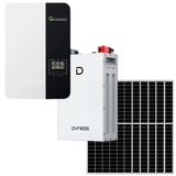 5KW MPPT Growatt Dyness 5.12 Lithium Battery Combo Backup Power Kit 6x Solar 460w Solar Panels Mono