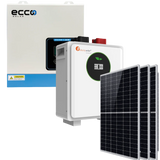 Ecco 3.5KW 3500W MPPT 100 AH 2.56 Felicity Lithium Combo Kit 3x 460W Solar Mono Panels