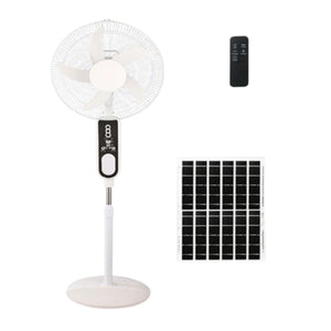 Condere 16" Solar Rechargeable Stand Fan FS40-D17