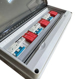 3 In 3 Out DC PV Populated Distribution Board Box