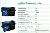 Ecco Pure Sine Wave Lithium Battery Loadshedding Budget Combo 2000 Watt Hybrid Inverter 100 AH Lithium Battery