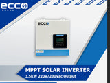 Hybrid Inverter 24v 3.5 Kva 3500w MPPT 100A Inverter Pure Sine Wave - Ecco