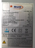 Sun Solar Mono 50w Solar Panel LCK-50W-18V