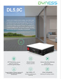 6KW MPPT Growatt Dyness 5.12 Lithium Battery Combo Backup Power Kit 6x Solar 460w Solar Panels Mono