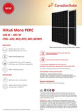 Canadian 460w Mono Solar Panel Mono