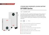 Must 51.2v 100ah 5.12kWh Lithium Battery LP1600 Wall-Mounted Wifi