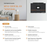 Megatron Hybrid Inverter 48v 12KW MPPT Inverter Pure Sine Wave Single Phase MT-12K1P-BL-G3