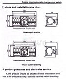 Automatic & Manual Change Over Switch 2-Pole 63A GCQ2-63/2P 63A