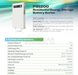 Ecco 51.2v 200ah 10.24Kwh Lithium Battery F51200 LiFeP04