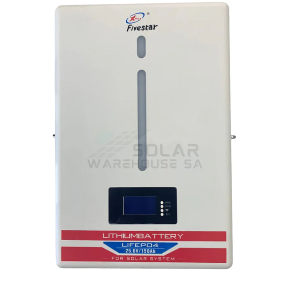 Fivestar 25.6V 150AH 3.8Kwh Lithium Battery LiFePO4 LB-24150
