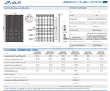 JA 445w Mono JAM54D40-445/LB Solar Panel (Black Frame)