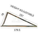Swsa Black Solar Panel Mounting Structure / Stand Galvanized (Per Leg)